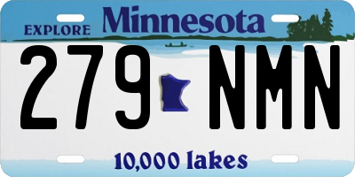 MN license plate 279NMN