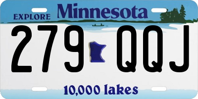 MN license plate 279QQJ