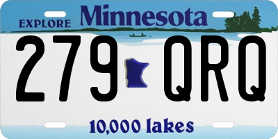 MN license plate 279QRQ