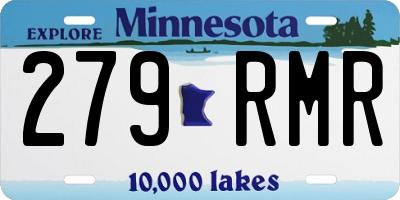 MN license plate 279RMR