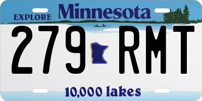 MN license plate 279RMT