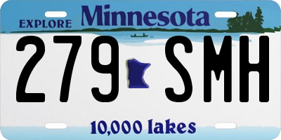 MN license plate 279SMH