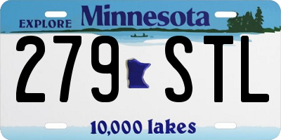 MN license plate 279STL