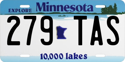 MN license plate 279TAS