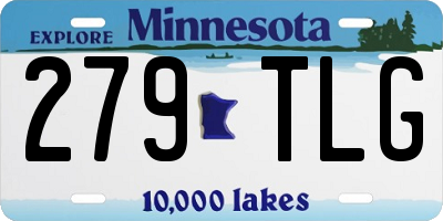 MN license plate 279TLG