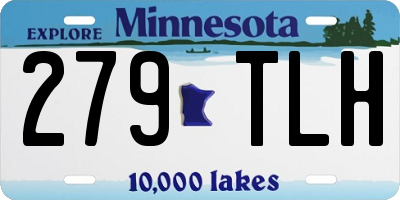 MN license plate 279TLH