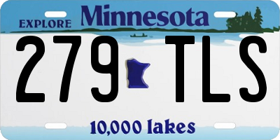 MN license plate 279TLS