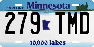 MN license plate 279TMD