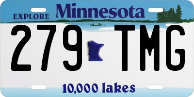 MN license plate 279TMG