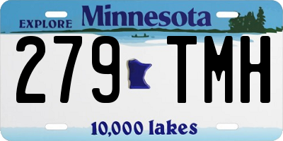 MN license plate 279TMH