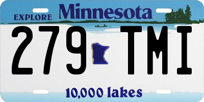MN license plate 279TMI