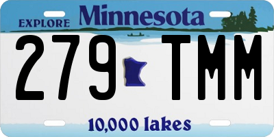 MN license plate 279TMM