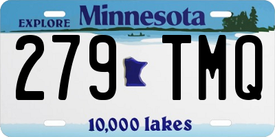 MN license plate 279TMQ