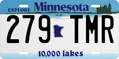 MN license plate 279TMR
