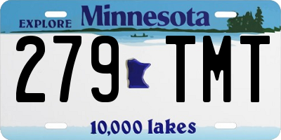 MN license plate 279TMT