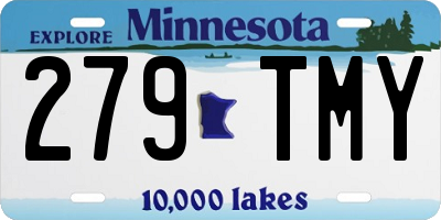 MN license plate 279TMY