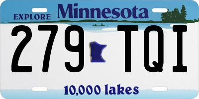 MN license plate 279TQI