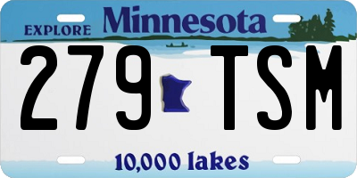 MN license plate 279TSM