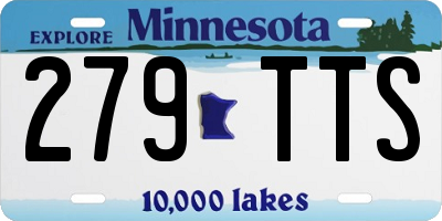 MN license plate 279TTS