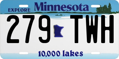 MN license plate 279TWH