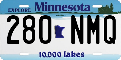 MN license plate 280NMQ