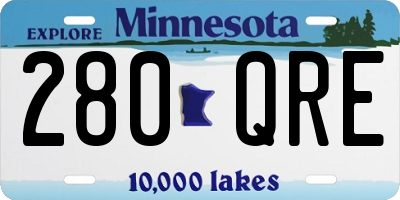 MN license plate 280QRE