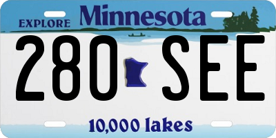 MN license plate 280SEE