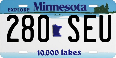 MN license plate 280SEU