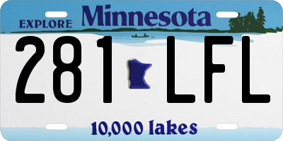 MN license plate 281LFL