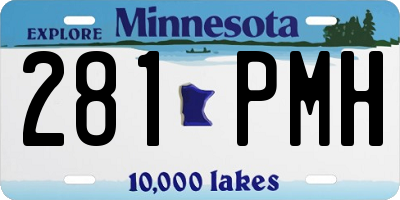 MN license plate 281PMH