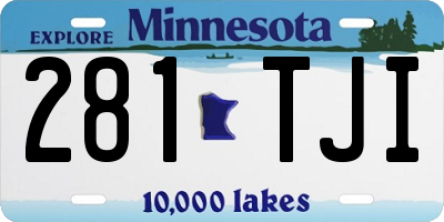 MN license plate 281TJI