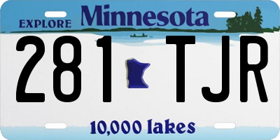 MN license plate 281TJR