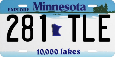 MN license plate 281TLE