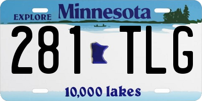 MN license plate 281TLG