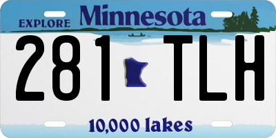 MN license plate 281TLH