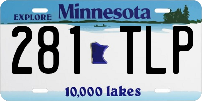 MN license plate 281TLP