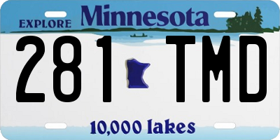 MN license plate 281TMD