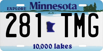 MN license plate 281TMG