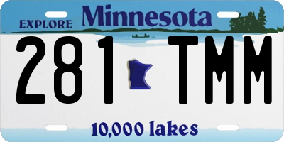 MN license plate 281TMM