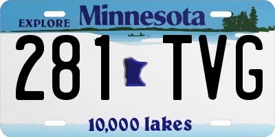 MN license plate 281TVG