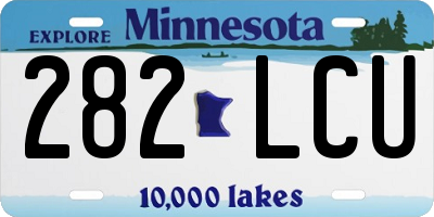 MN license plate 282LCU