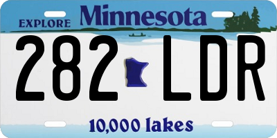 MN license plate 282LDR
