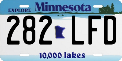 MN license plate 282LFD