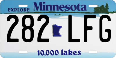 MN license plate 282LFG