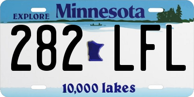 MN license plate 282LFL