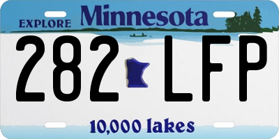 MN license plate 282LFP