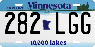 MN license plate 282LGG