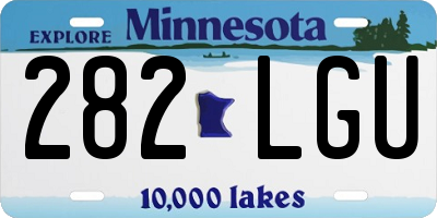 MN license plate 282LGU