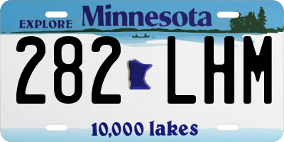 MN license plate 282LHM