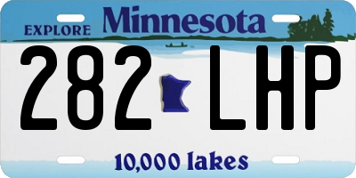 MN license plate 282LHP